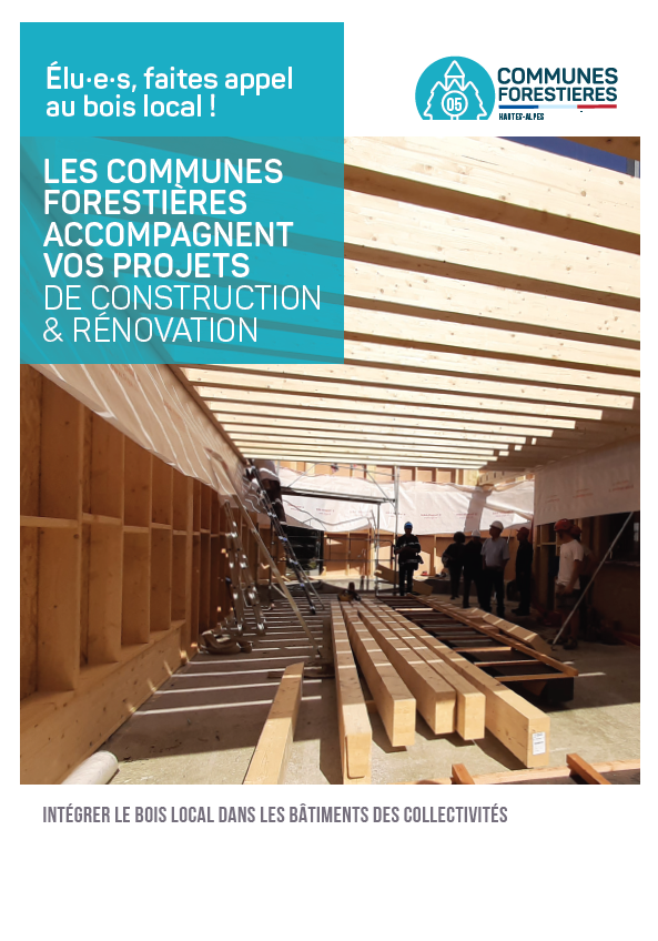 Document "2022-plaquette \"Intégrer le bois local dans les bâtiments des collectivités\", Edition Hautes-Alpes"