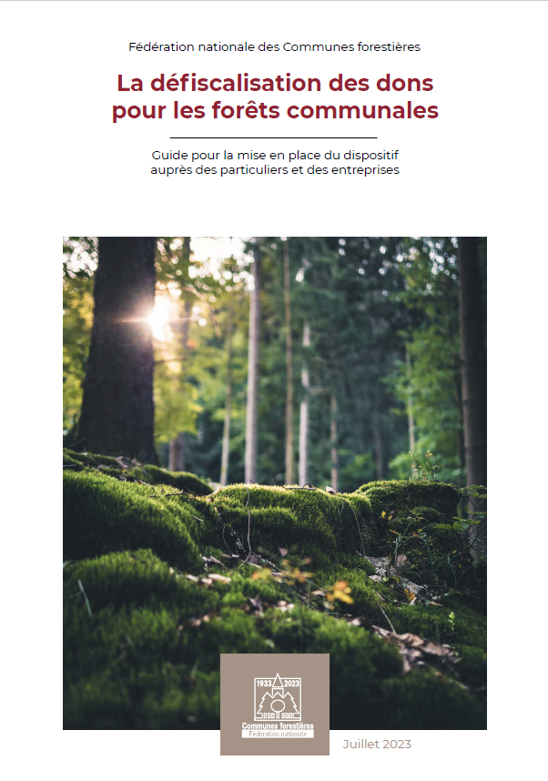 Document "2023 Guide \"La défiscalisation des dons pour les forêts communales\""
